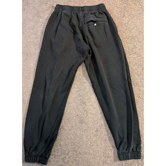 Nike Club Fleece Black Sweatpants Distressed Nike BV2737-010 Men's Small - Picture 4 of 6